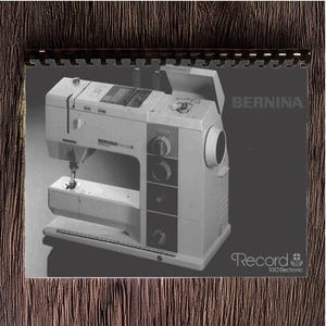 BERNINA RECORD 930 Operator's Instruction Manual Printed