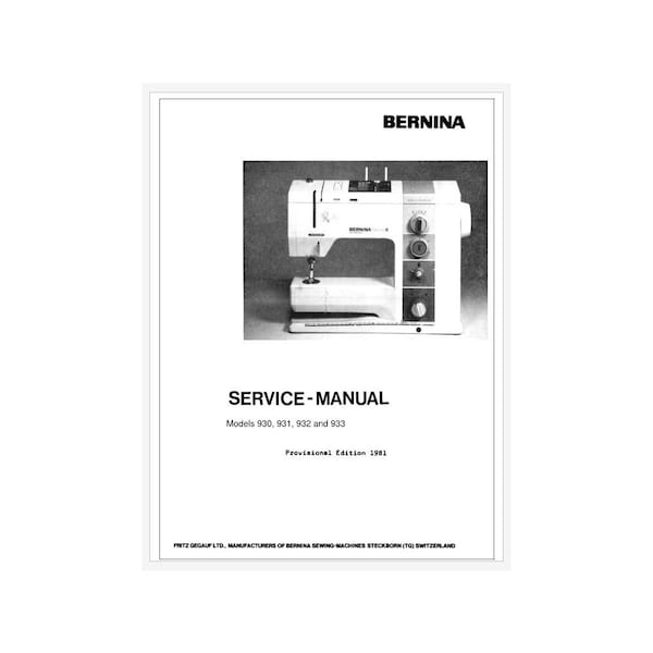 Singer Sewing Machine 6218 Manual Etsy