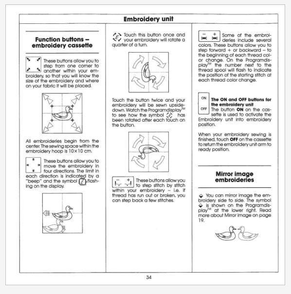 Manuel D’utilisation Husqvarna Viking 1250 – Reliure Spirale, 56 Pages