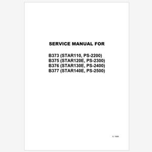 Brother Star 120E and Star 130E Adjustment Service Manual And Diagrams Instant Download