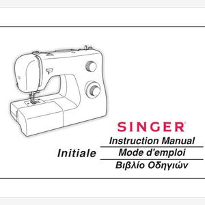 Singer Initiale Operation Instruction Manual Owner&#39;s Manual