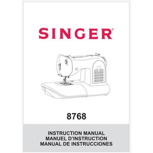 Singer Heritage Model 8768  Instruction Manual Owner&#39;s Manual