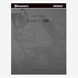 Husqvarna Viking Amber S100 Operation Instruction Manual Instant Download