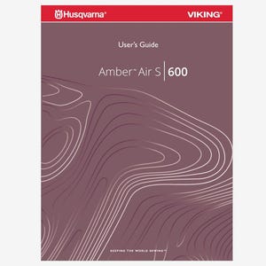 Husqvarna Viking Amber Air S600 Operation Instruction Manual Instant Download