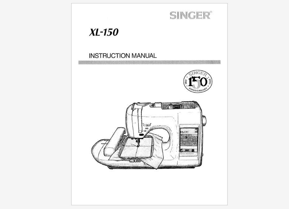 Singer Quantum XL150 Instruction Manual Owner's Manual - Etsy