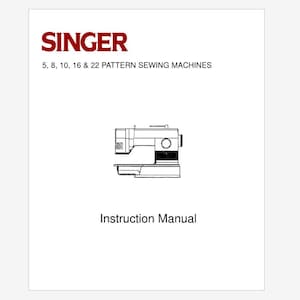 Singer 9022 Operation Instruction Manual Instant Download
