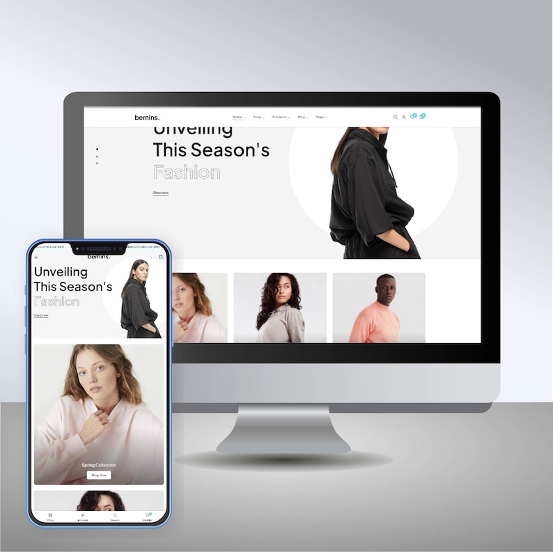 UI/UX WordPress E-commerce