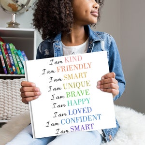 Affirmative Statement Poster PDF and PNG Printable