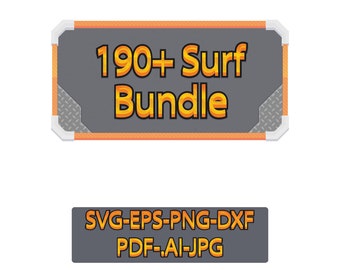 Wet Suit Surf Company Based SVG Eps Png Dxf in Folders -  New