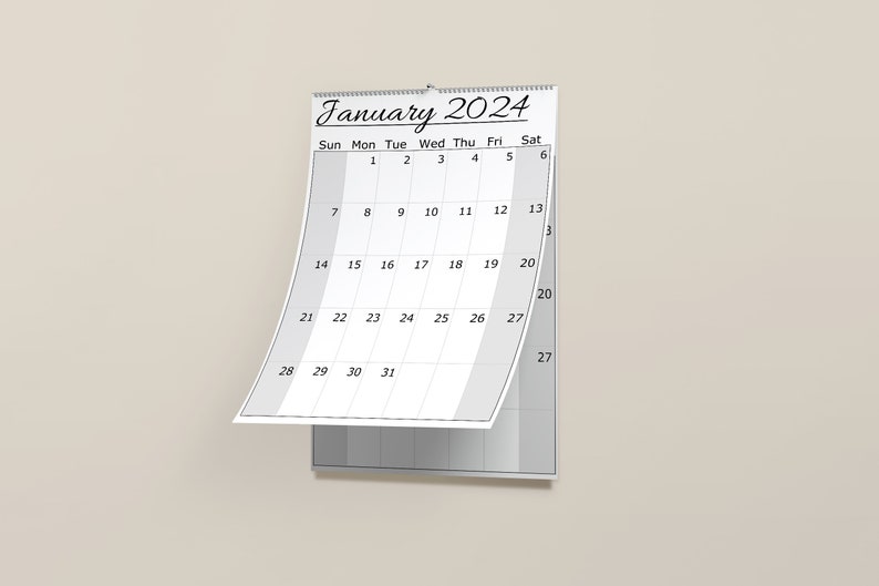 2024 Calendar 2024 Wall Calendar Printable Calandar 2024 Landscape