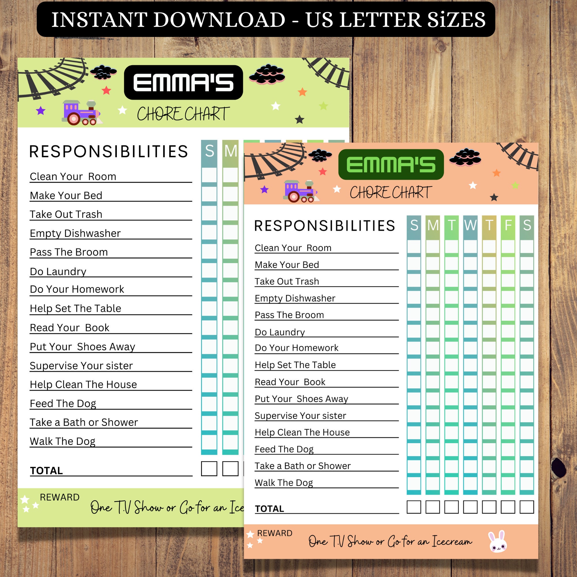Editable Allowance Chart For Kids Allowance Tracker Editable Chore Editable allowance chart for kids allowance tracker editable chore