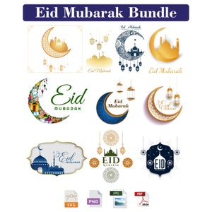 Eid Mubarak Bundle Images Eid Mubarak Photos | Arabic Eid Mubarak Template Download | Eid Mubarak Images | Digital Download | Bundle 3