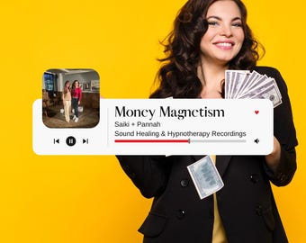 Money Mindset Hypnosis Meditation | Sound Healing for Abundance, Wealth & Prosperity | Digital MP3 Download