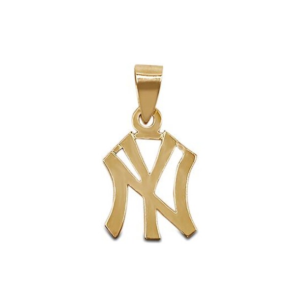 New York Yankees Stainless Steel Chain Link Pendant Necklace – Large Size, Free Shipping