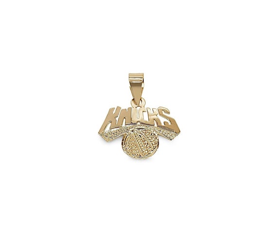 送料無料◆2025新品  NY Gold 14K Knicks Pendant Gold 14K Solid Dainty Pendant| ガーデニングウェア