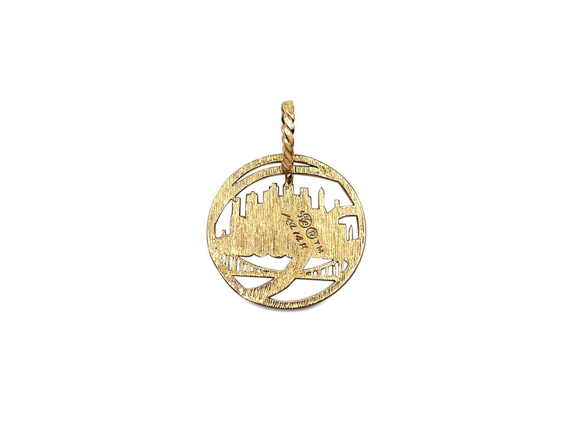 14K Gold New York Mets Pendant| Solid 14K Gold Mets Charm 14K Gold New York Mets Pendant| Solid 14K Gold Mets Charm