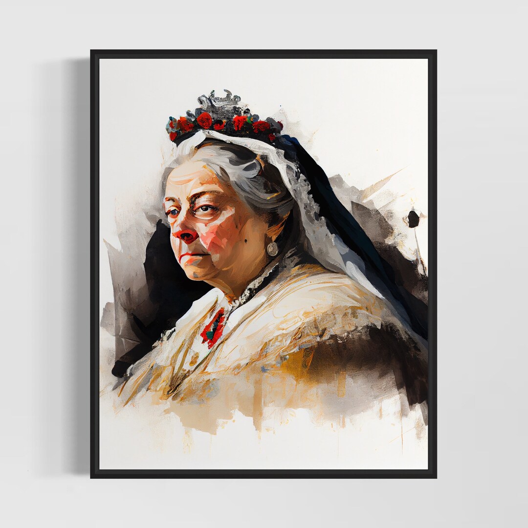 Queen Victoria Watercolor Art Print Queen Victoria Painting Etsy Il 1080xN.4537378092 Fpxm