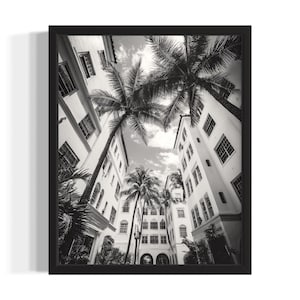 Florida Miami States Art Print, Living Room Wall Art Poster, Original Painting Artwork Decor