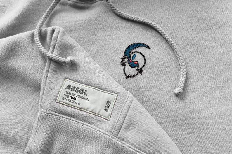 Absol Pokemon Inspired Hoodie - Etsy