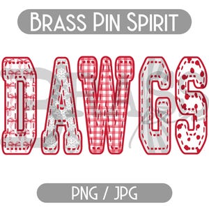 Dawgs Faux Applique Design: Blue & Gray, PNG, JPG, Instant Download