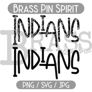Indians Graffiti Design Bundle: Black, White, Clean, Distressed, PNG, JPG, SVG, Instant Download