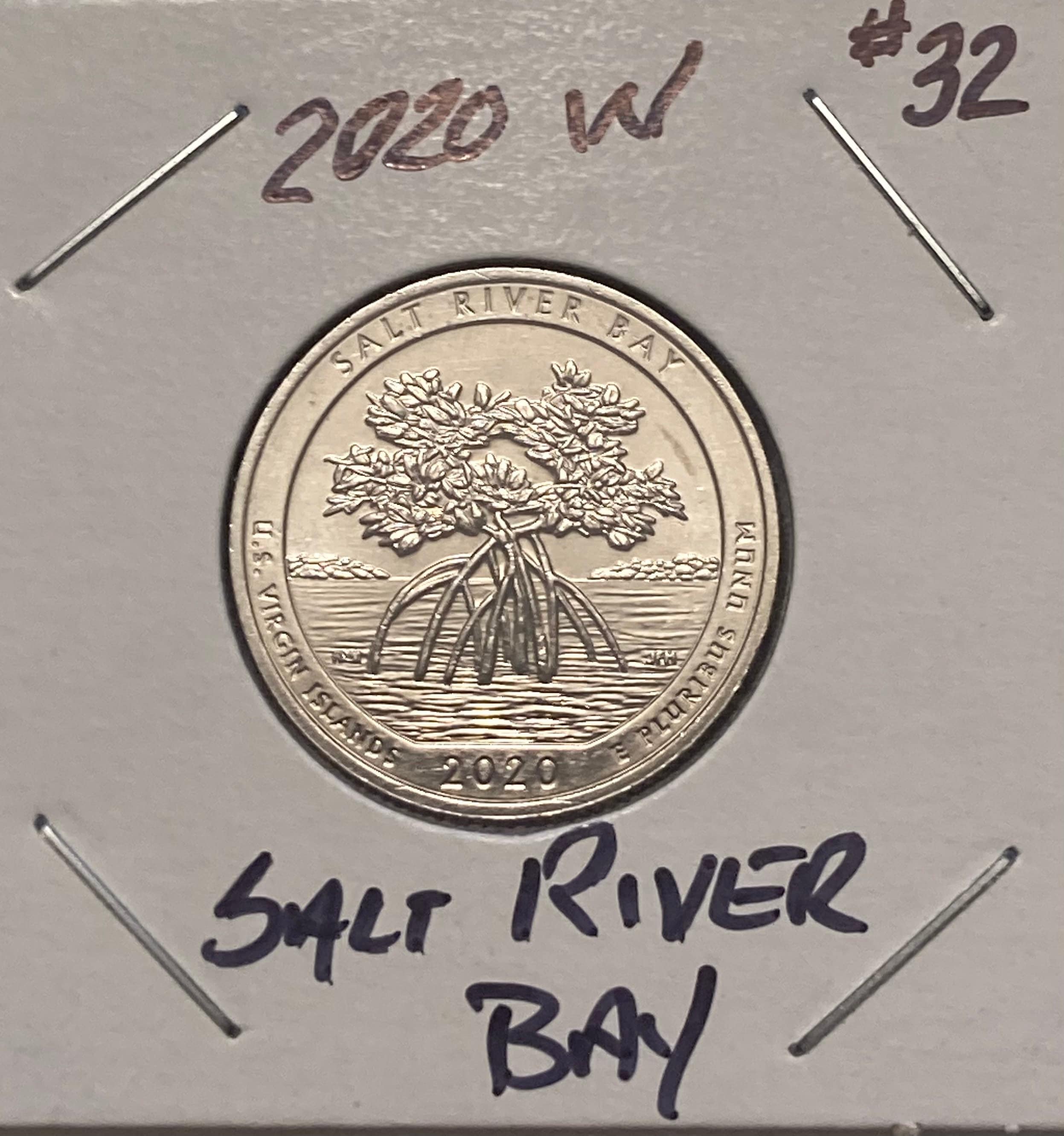 2020 W Salt River Bay Quarter V75. Hard to Find. Rare Etsy
