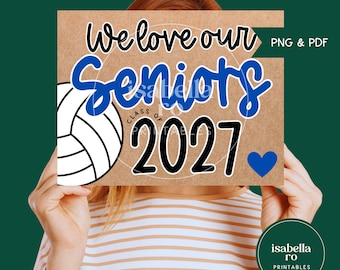 Senior Night, Tennis Sign, Tennis Senior Night, Senior Night Tennis, Class of 2027, Senior Awards (Digital Download)