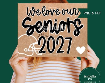 Senior Night, Football Sign, Football Senior Night, Senior Night Football, Class of 2027, Senior Awards (Digital Download)