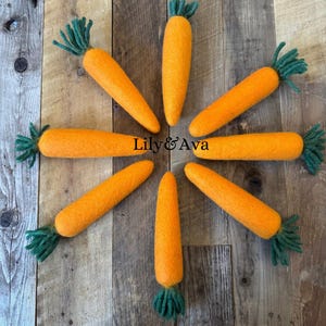 Felted Carrot Cat Toy Dog Toy Made of Felted New Zealand Wool, Toy for Dogs and Cats Easter Gift Eco-Friendly Sustainable Toys Gifts for pet