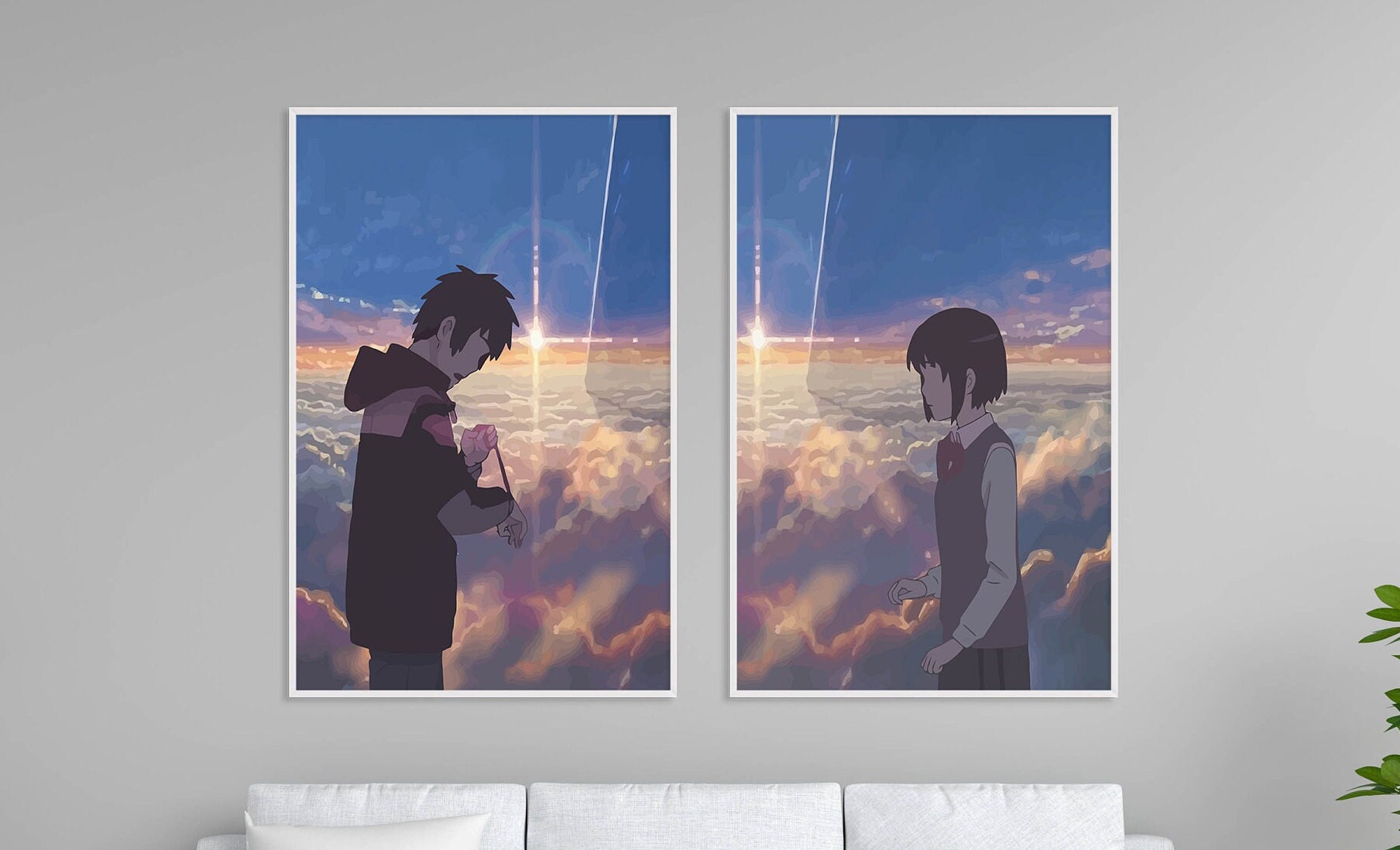 Poster Your Name (Kimi No Na Wa) Anime Japonais - 42 x 30 cm (Style 05)