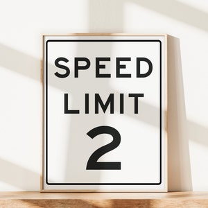 Editable Speed Limit Sign, Race Car Birthday Party Sign, Racing Party ...
