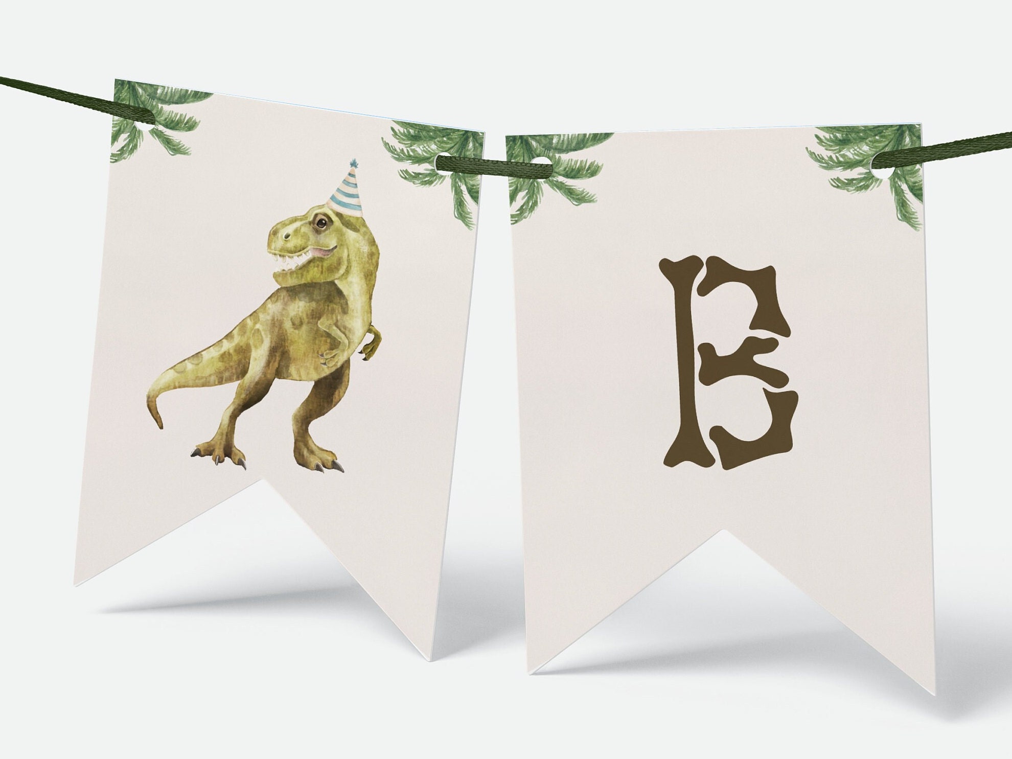Kindergeburtstag Banner Dinos 2 Personalisierte Dinosaurier Geburtstagsbanner – Je 800 Mm X 297 Mm, Wählbare Farben, Von 5 Star Banners, Für Die Perfekte Kinderparty Dino Geburtstag Deko 2 Jahre