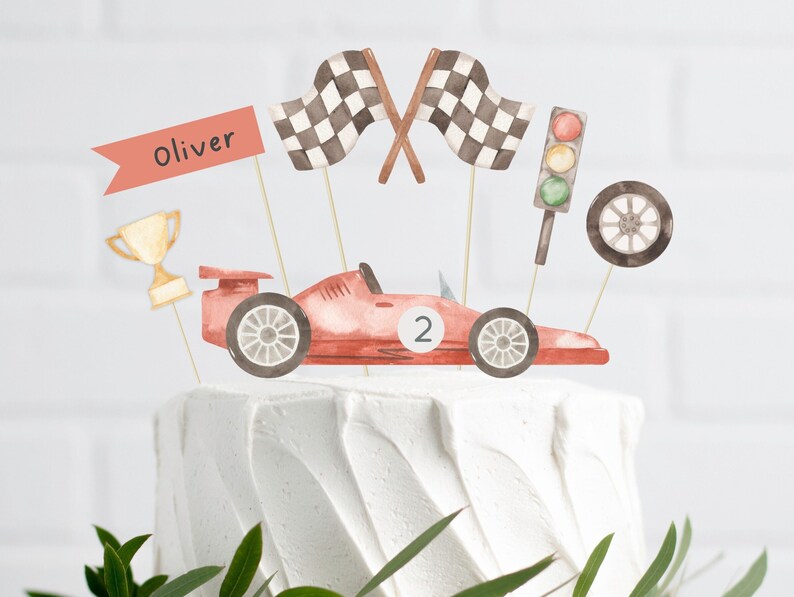Racing Food Tents Editable Template Race Car Party Food - Etsy
