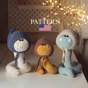 Crochet Snake Amigurumi Pattern: DIY Plush Toy (PDF Download)
