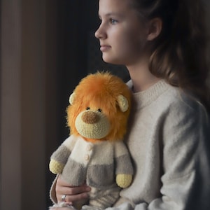 Lion Crochet Pattern: Amigurumi Plush Toy & Clothes (PDF Download)