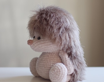 Häkelanleitung für einen Igel: Amigurumi-Kuscheltier (PDF-Anleitung)