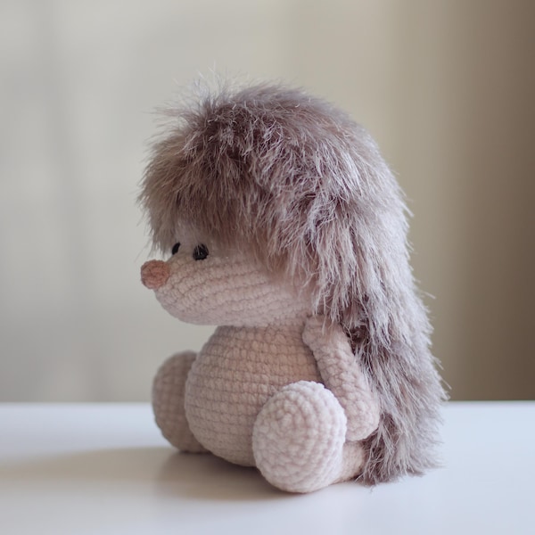 Igelkottsvirkmönster: Amigurumi gosedjur (PDF-mönster)