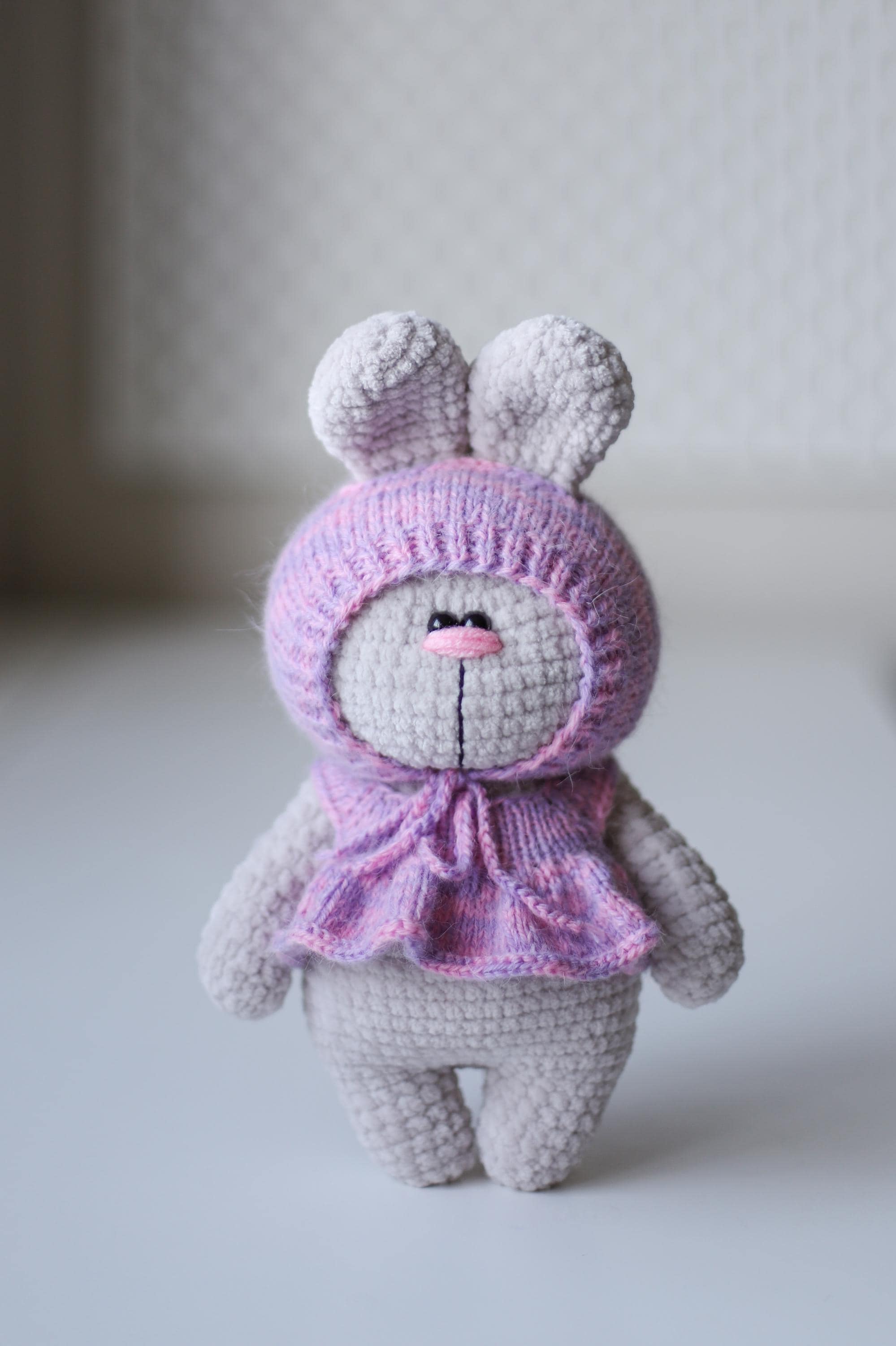 編み物用洋服・アミグルミのパターン：ぬいぐるみのワードローブ（PDF