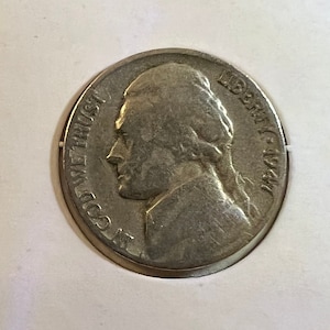 1947 D Nickel US coin Error