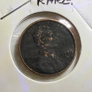 1970 S Penny Rare color US coin