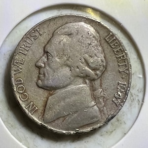 1947 S Nickel Error # 9 US coin