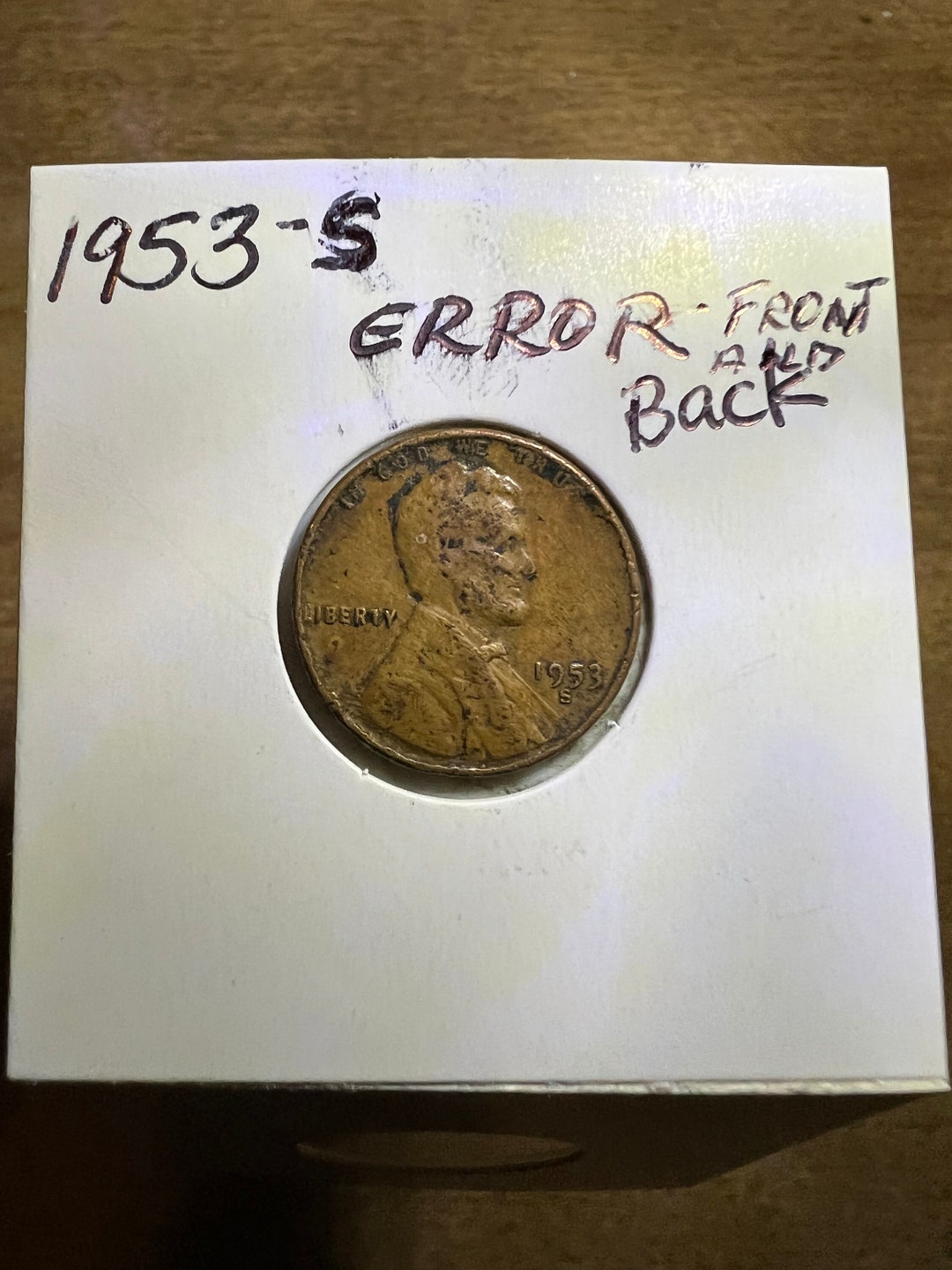 1953 S Penny Blank Planchet One Side Error US Coin Etsy 1953-s-penny-blank-planchet-one-side-error-us-coin-etsy