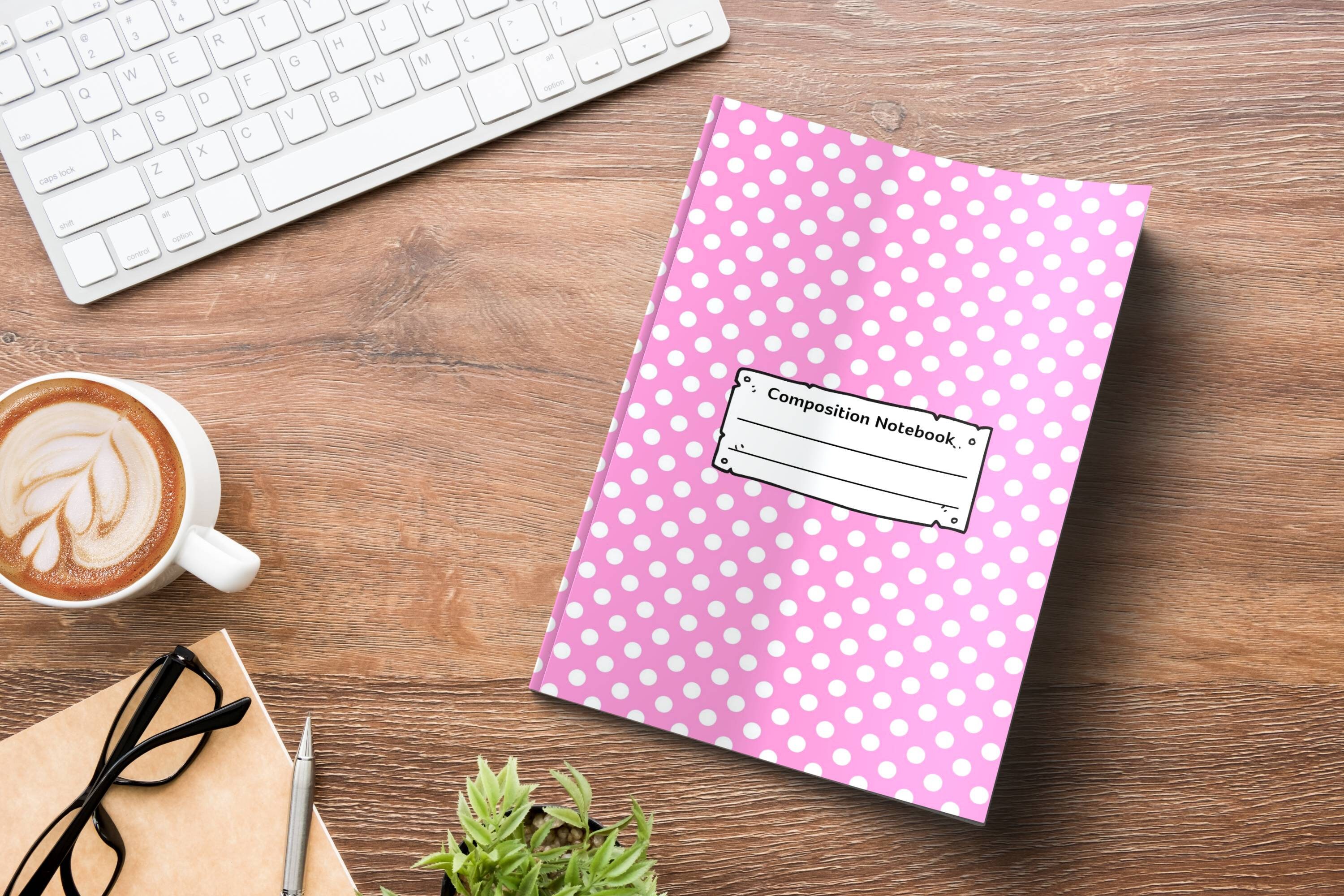 50 Buddle KDP Polkadot Composition Notebook Cover Etsy