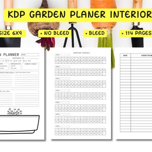 Garden Journal - KDP Interior Template Gráfico por Design