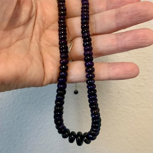 Ultra Rare Sugilite necklace AAAA+ African Sugilite