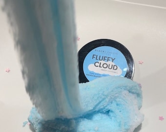 CLOUD SLIME, 'Fluffy Cloud' Drizzly Cloud Slime, Lotusblüten-duftender Slime, flauschiger Slime