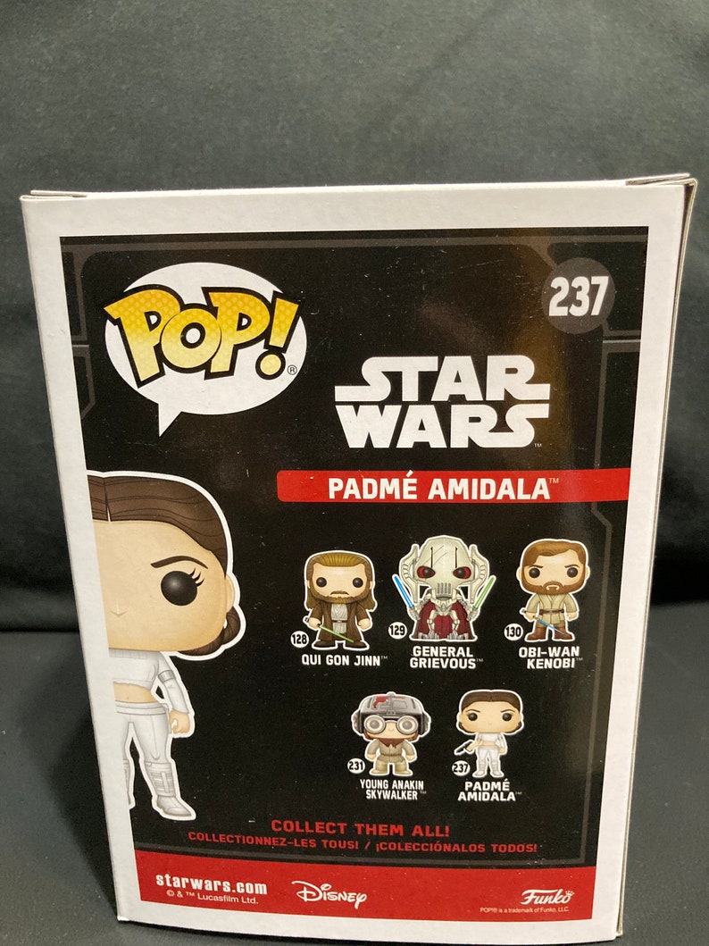 Funko Pop Star Wars 237 Padmé Amidala 2018 Spring Convention Etsy