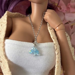1/3 bjd horse glitter necklaces