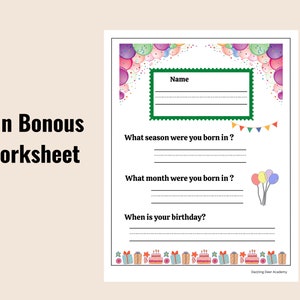 Seasons Printable for Kids, Months of the Year Matching Game, Four ...