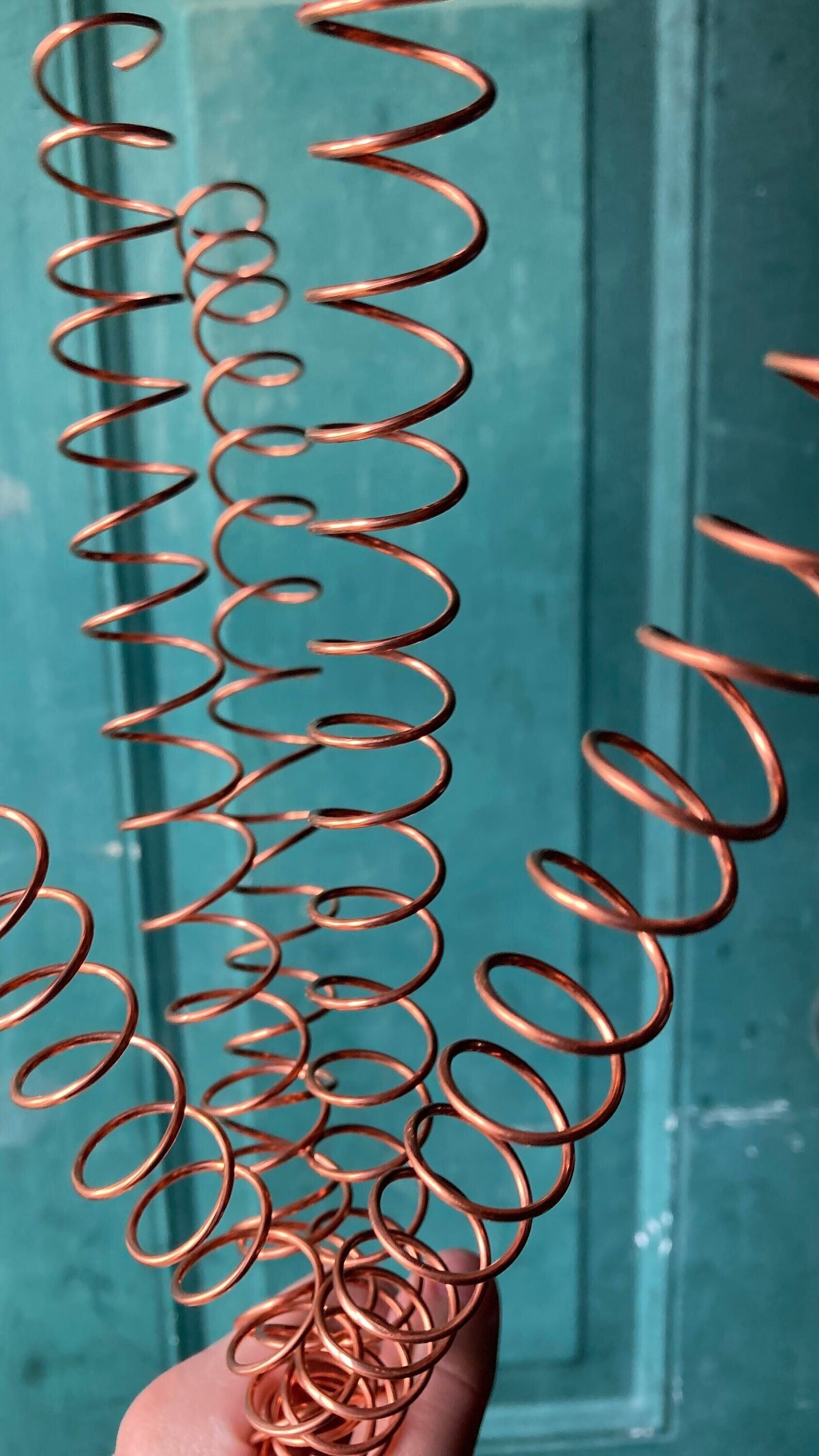 X10 Electroculture Rods Copper Coils Garden Antennas 1 1/2 Ft 4in Etsy